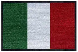 Italiensk Flag - Vævet Stof strygemærke