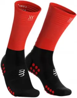 Mid Compression Socks - Black / Red