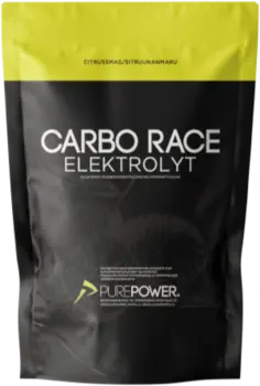 PurePower Carbo Race Elektrolyt Citrus - 1 kg.
