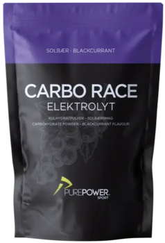 PurePower Carbo Race Elektrolyt Solbær - 1 kg.