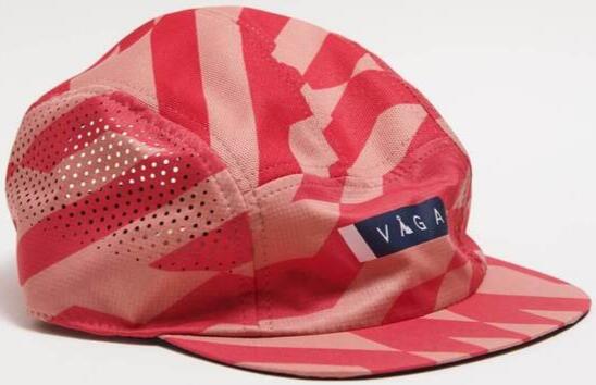 Våga - Feather Racing Cap - Pastel Orange / Peach / Navy Blue