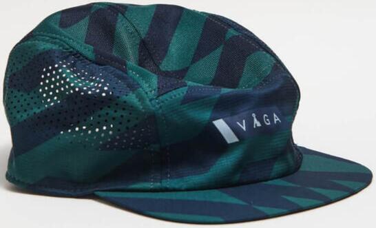 Våga - Feather Racing Cap - Navy / Racing Green / Navy Blue