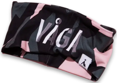 Väga - Headband - Black / Khaki Green / Pink