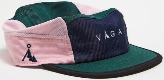 Våga - Club Cap - Navy / Pastel Pink / Racing Green