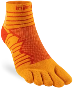 Injinji - Ultra Run - Mini Crew - Desert Orange