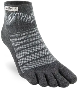 Injinji - Performance Outdoor - Midweight - Mini Crew Wool - Slate