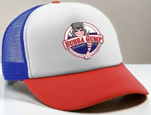 Bubba Gump Cap - Rød / Blå